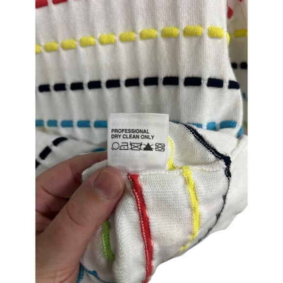 Dopamine Retro Stitch Top Etcetera Rainbow Stripes Clean Girl Aesthetic XS - Picture 6 of 6